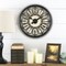 Better Homes & Gardens 15.5" Traditional Analog Wall Clock - Bronze with Raised Arabic Segmented Panel